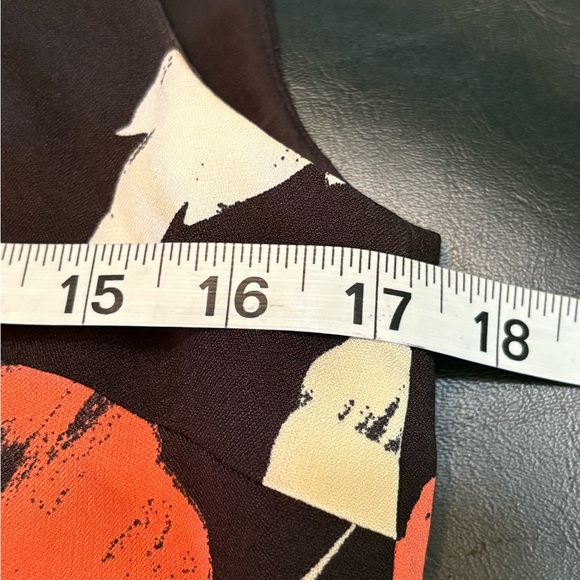 Kasper Tropical Print Sleveless Crepe Sheath Dress - Picture 10 of 14